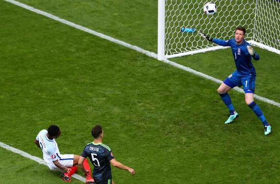 欧洲杯-英格兰92分钟绝杀威尔士 贝尔任意球破门
