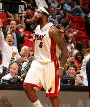 詹姆斯赛季数据:命中率生涯新高 延续1项神迹