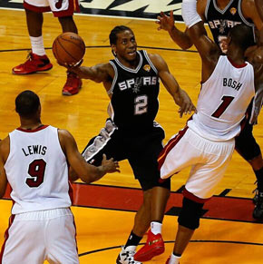 总决赛第3场创多纪录 伦纳德得分新高詹皇5抢