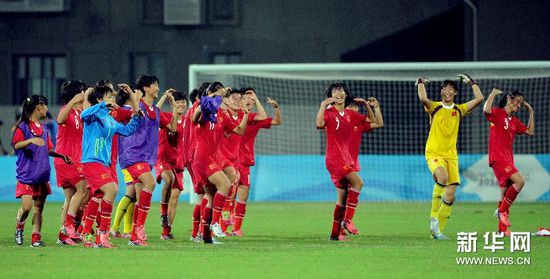 青奥会-中国女足5-0夺冠 女足再夺世界赛事冠军