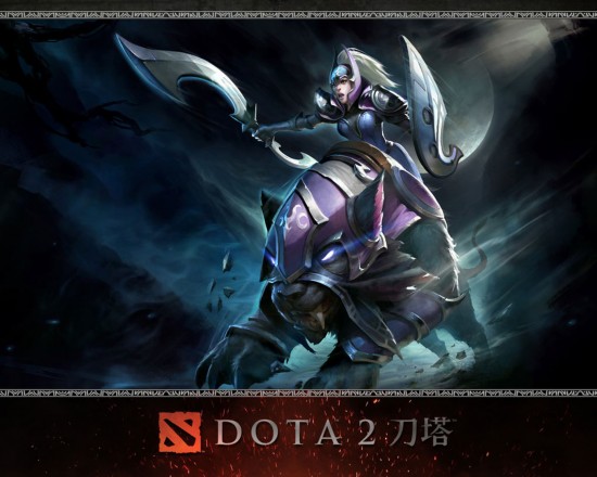 dota2高清壁纸英雄绝美冷艳魔法启冰火之舞