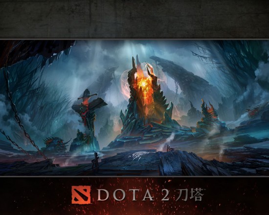 dota2高清壁纸英雄绝美冷艳魔法启冰火之舞